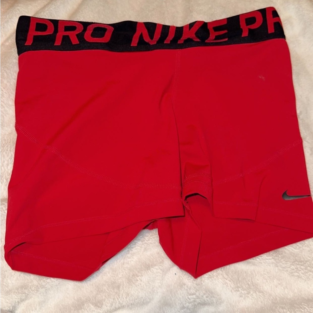 Red nike pros medium